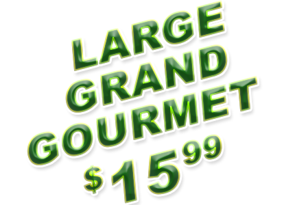 Large Grande Gormet for only $15.99